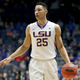Ben Simmons #25 of the LSU Tigers dribbles the ball during the game against the Tennessee Volunteers during the quarterfinals of the SEC Basketball Tournament at Bridgestone Arena on March 11, 2016 in Nashville, Tennessee.